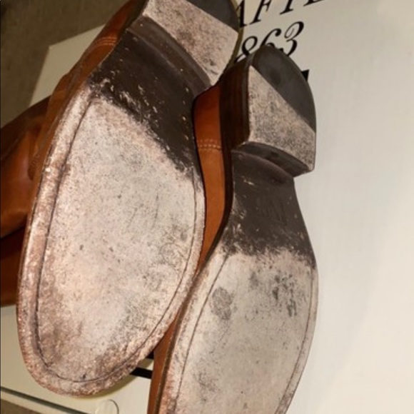 Frye Melissa button cowboy boot cognac 6.5 leather fall boot - Picture 13 of 13